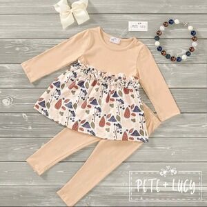 6-12 Mos Pete And Lucy Fun In The Forest Pant Set NWT